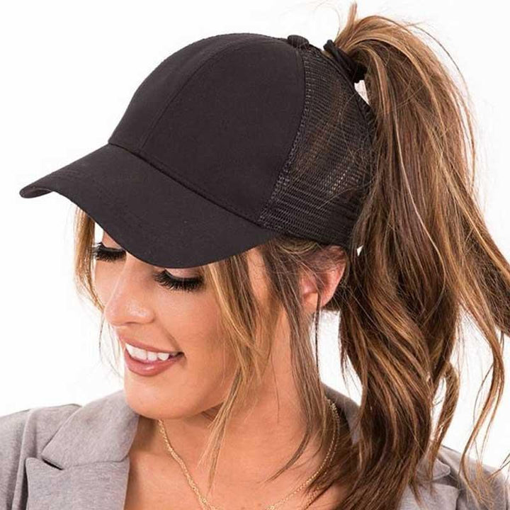 Ponytail Cap mit Extraöffnung – SkyShield