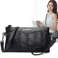 PU leather women's crossbody clutch with spacious interior