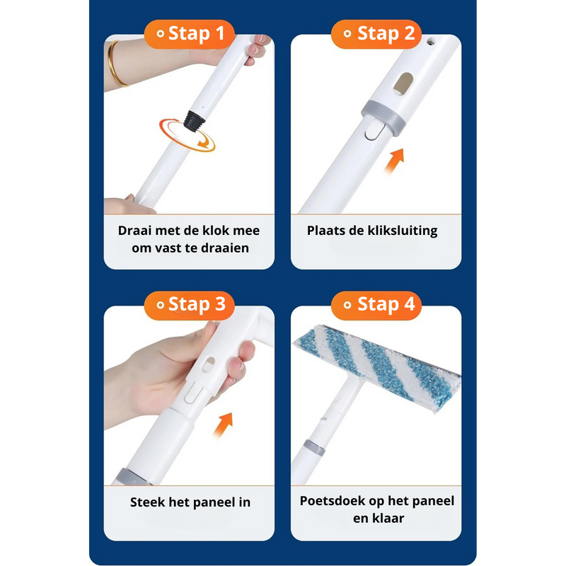 Funktionaler 3-in-1 Fensterwischer – ClearView