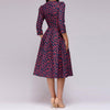 Retro Kleid mit Blumenmuster – Florina