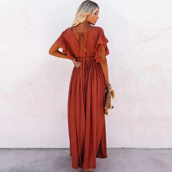 Stylish Long Beach Dress - Sophia