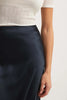 Satinierten Damenrock mit Hoher Taille – Elena