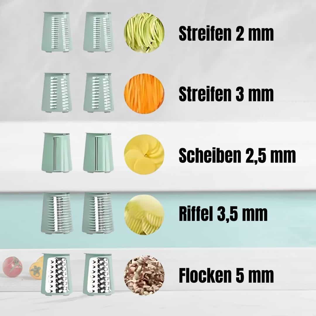 Multifunktionale Küchenreibe & Hacker – SliceMaster