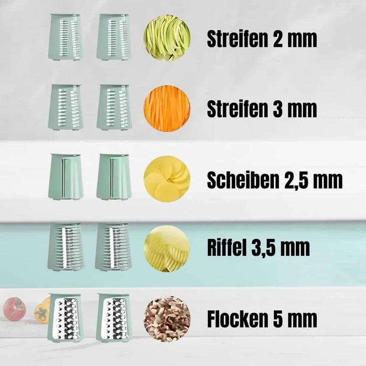 Multifunktionale Küchenreibe & Hacker – SliceMaster