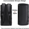 Konvertierbare PU-Leder-Kleidungs-Duffel – Handgepäck Weekender Reisetasche