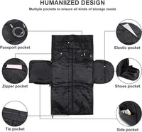 Konvertierbare PU-Leder-Kleidungs-Duffel – Handgepäck Weekender Reisetasche