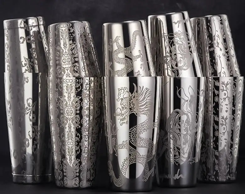 Engraved Cocktail Shaker – Mixaro