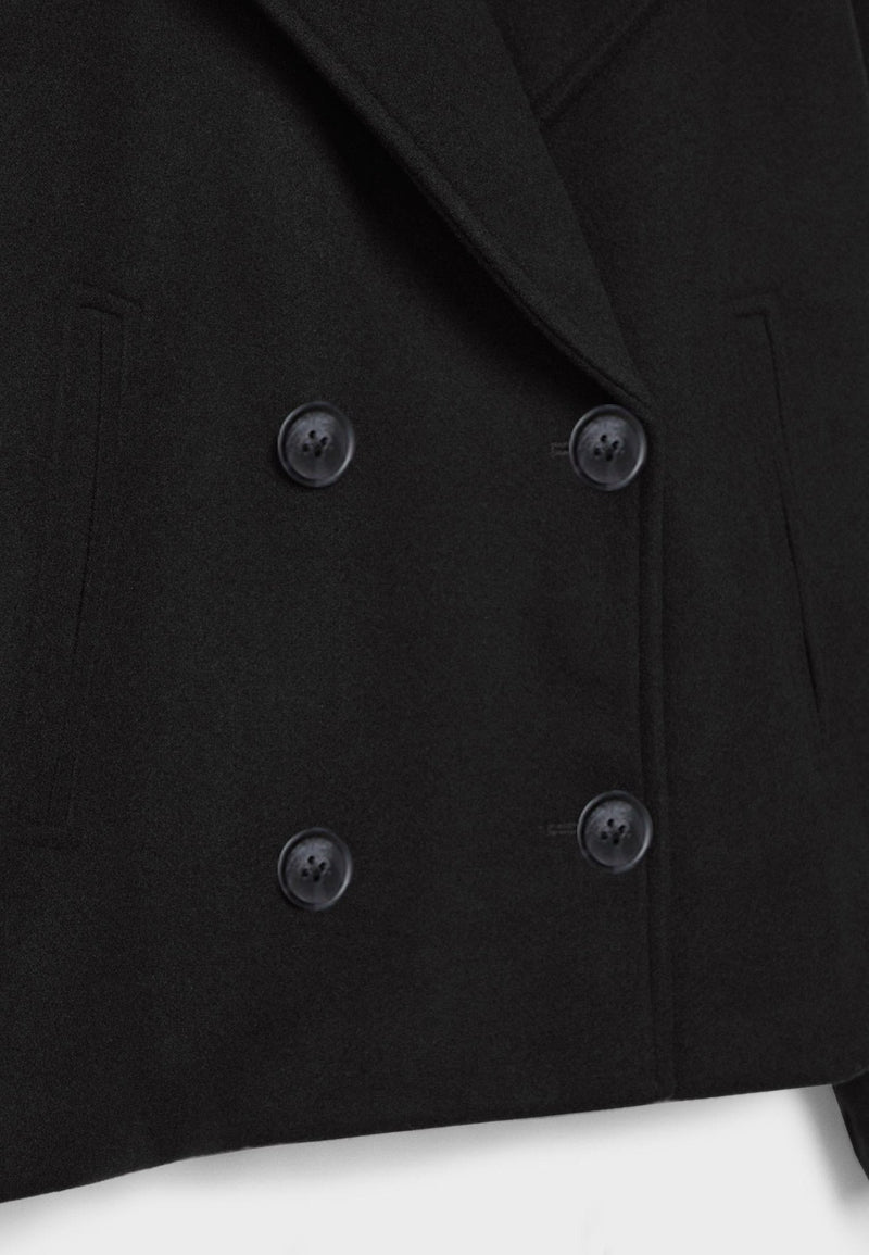 Herbstliche Kurzjacke im Doppelreiher-Stil – Clara