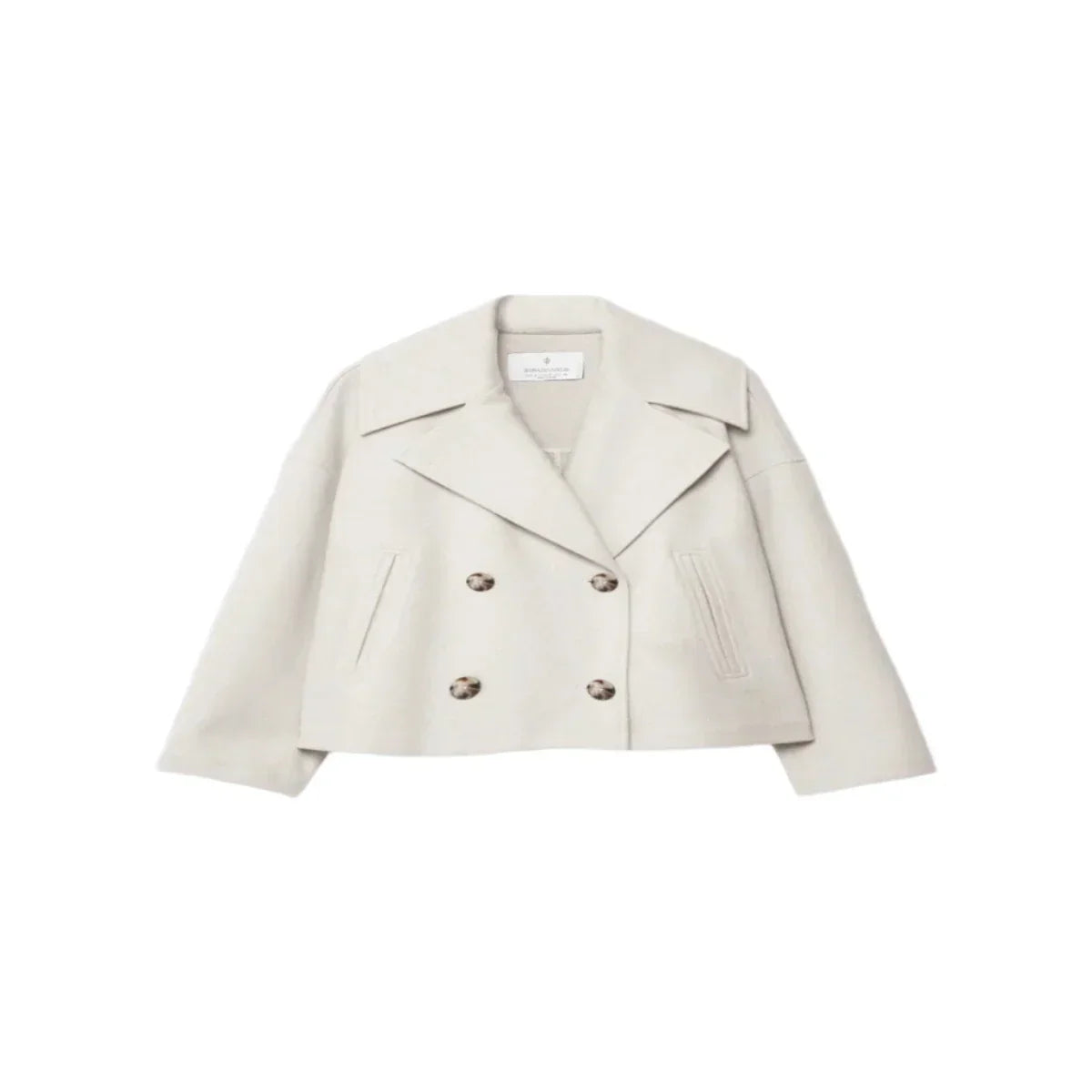 Herbstliche Kurzjacke im Doppelreiher-Stil – Clara