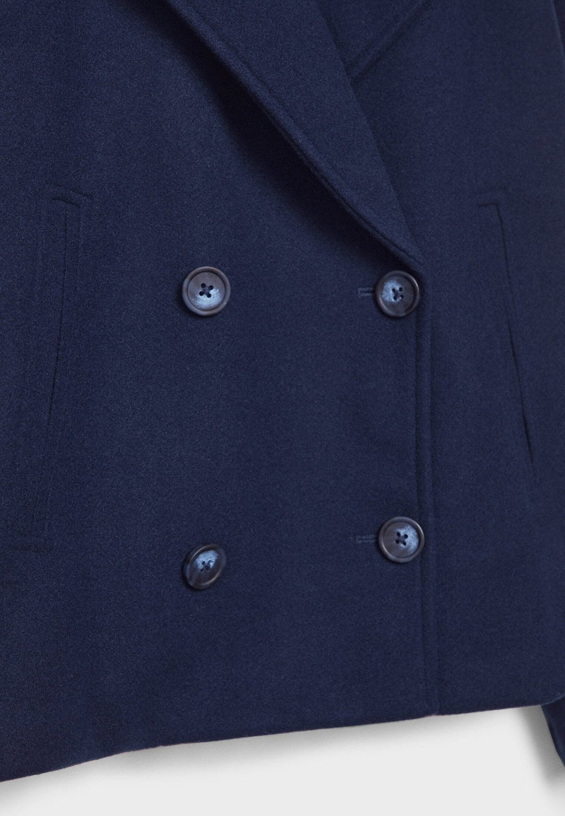 Herbstliche Kurzjacke im Doppelreiher-Stil – Clara