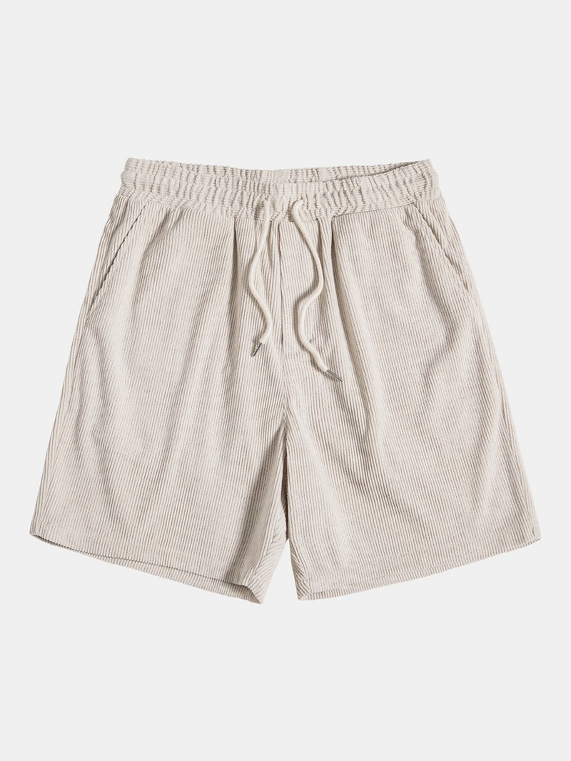 Stylisches Herren Sommer-Set mit Hemd und Cord-Shorts - SommerKern