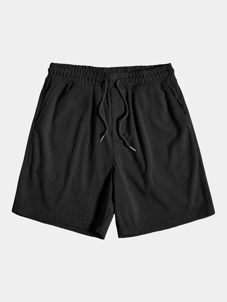 Stylisches Herren Sommer-Set mit Hemd und Cord-Shorts - SommerKern