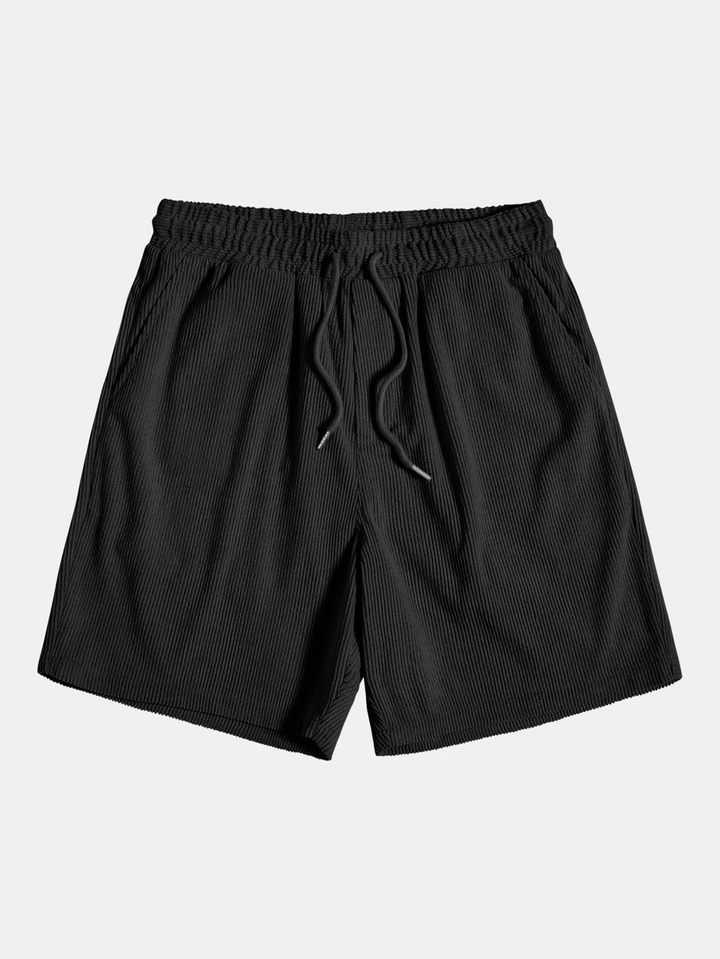 Stylisches Herren Sommer-Set mit Hemd und Cord-Shorts - SommerKern