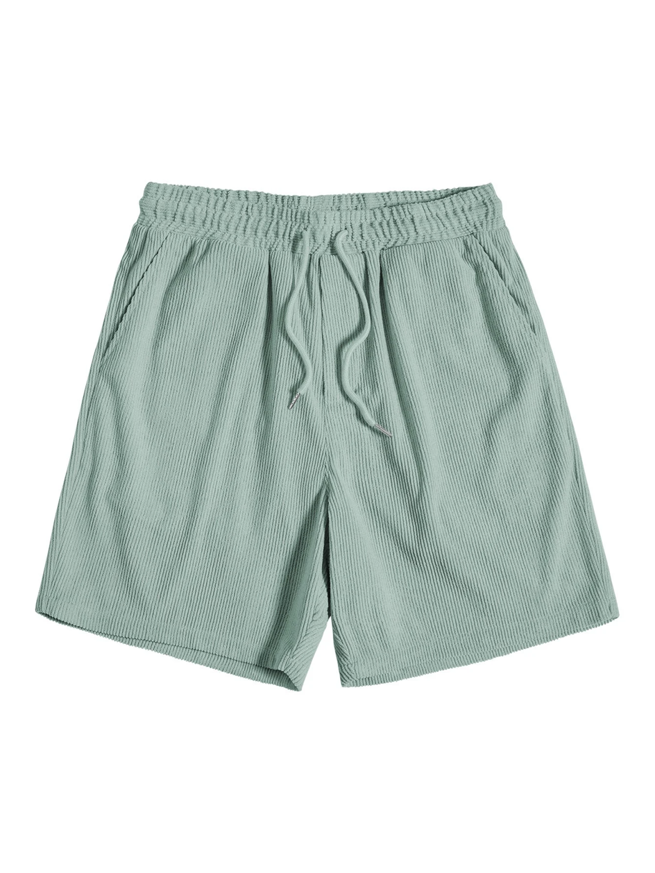 Stylisches Herren Sommer-Set mit Hemd und Cord-Shorts - SommerKern