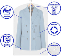 Herbstliche Klare Ganzkörper-Kleidersäcke – 10er-Pack Anzug- und Kleid-Aufbewahrungstaschen (Kaufe 1, Erhalte 1 GRATIS)