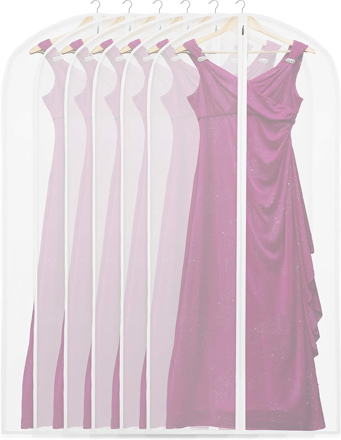 Herbstliche Klare Ganzkörper-Kleidersäcke – 10er-Pack Anzug- und Kleid-Aufbewahrungstaschen (Kaufe 1, Erhalte 1 GRATIS)
