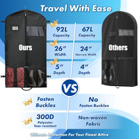 Schwere Reise-Kleidungstasche mit Fächern – 1+1 GRATIS Begrenzte Aktion