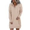 Minimalistische Long Damen Hoodie – Valeria