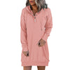 Minimalistische Long Damen Hoodie – Valeria