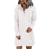 Minimalistische Long Damen Hoodie – Valeria