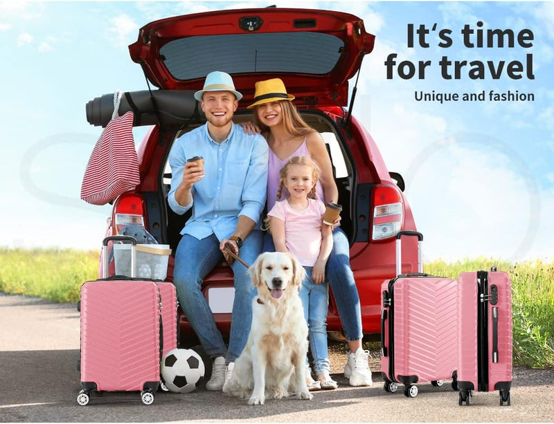 Hartschalen-Handgepäckkoffer mit Schloss & Spinner-Rollen – Rosemont