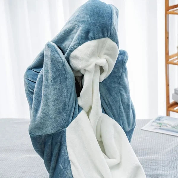 Ultrasofte Haifisch-Onsie für Jung und Alt - ChompChill
