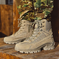 Waterproof Tactical Work Boots with Anti-Penetration – TrailForce Tactical
