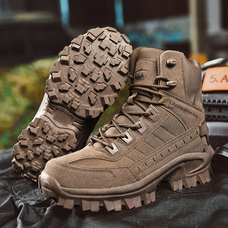 Waterproof Tactical Work Boots with Anti-Penetration – TrailForce Tactical