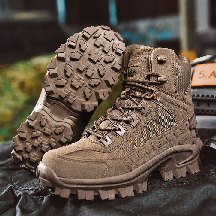 Waterproof Tactical Work Boots with Anti-Penetration – TrailForce Tactical