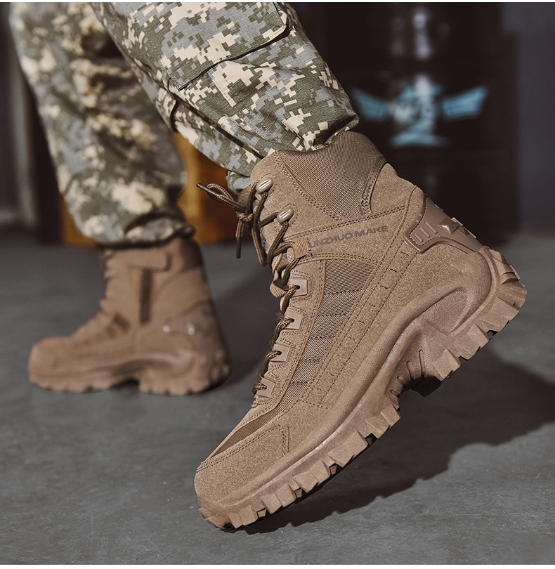 Wasserdichte taktische Arbeitsstiefel mit Anti-Durchdringung – TrailForce Tactical