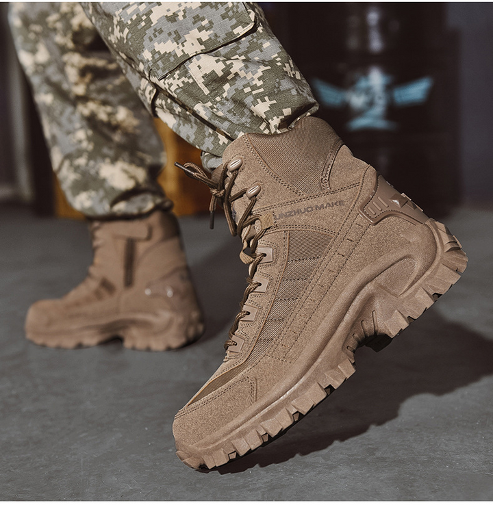 Waterproof Tactical Work Boots with Anti-Penetration – TrailForce Tactical