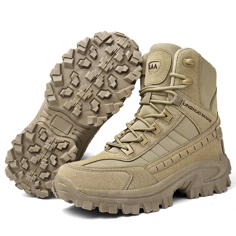 Waterproof Tactical Work Boots with Anti-Penetration – TrailForce Tactical