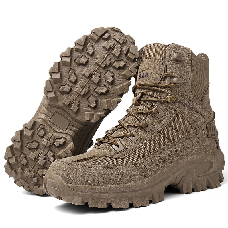 Waterproof Tactical Work Boots with Anti-Penetration – TrailForce Tactical