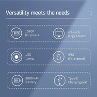 HD Inspektionsendoskop mit Bildschirm – ScopeLite HD