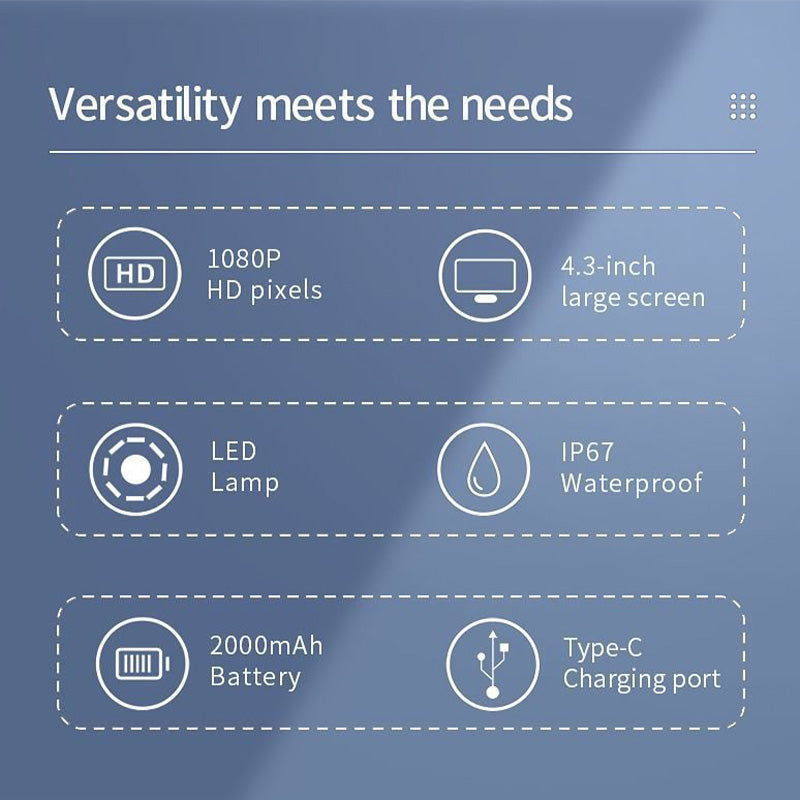 HD Inspektionsendoskop mit Bildschirm – ScopeLite HD