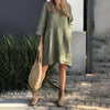 Luftiges Sommerkleid mit lockerer Passform & praktischer Tasche – Malia