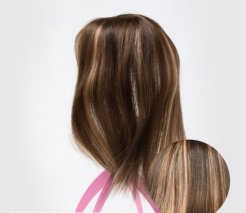Clip-in Hairpiece with Bangs – Livia