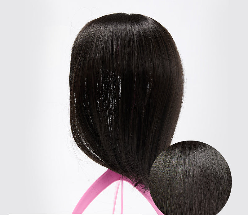 Clip-in Hairpiece with Bangs – Livia