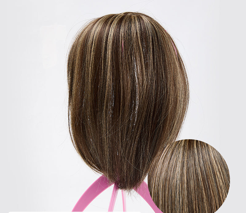 Clip-in Hairpiece with Bangs – Livia