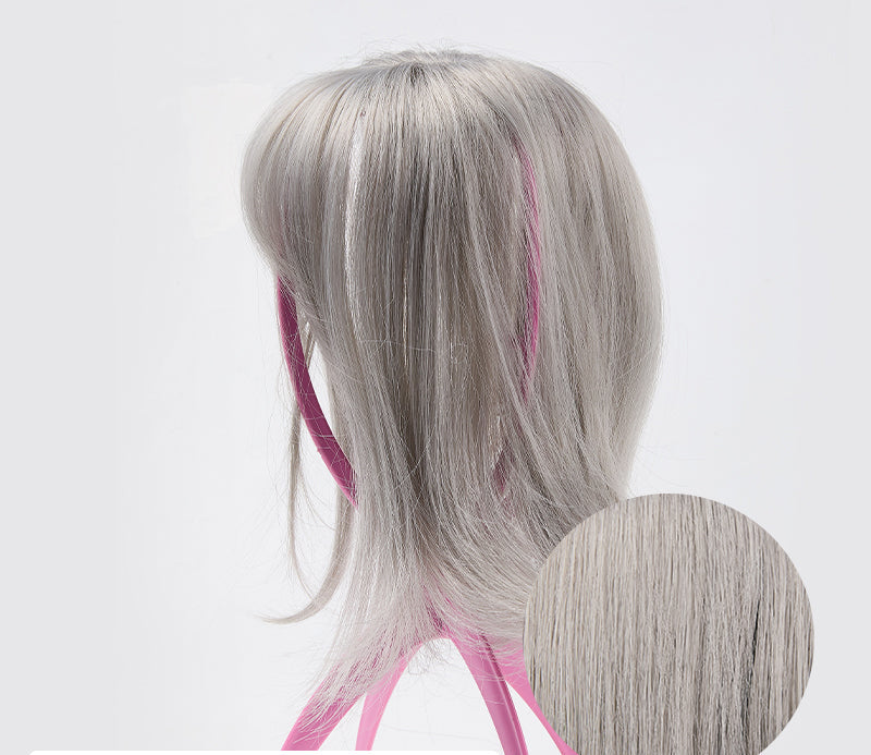 Clip-in Hairpiece with Bangs – Livia