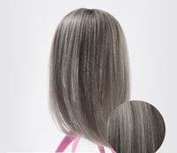 Clip-in Hairpiece with Bangs – Livia