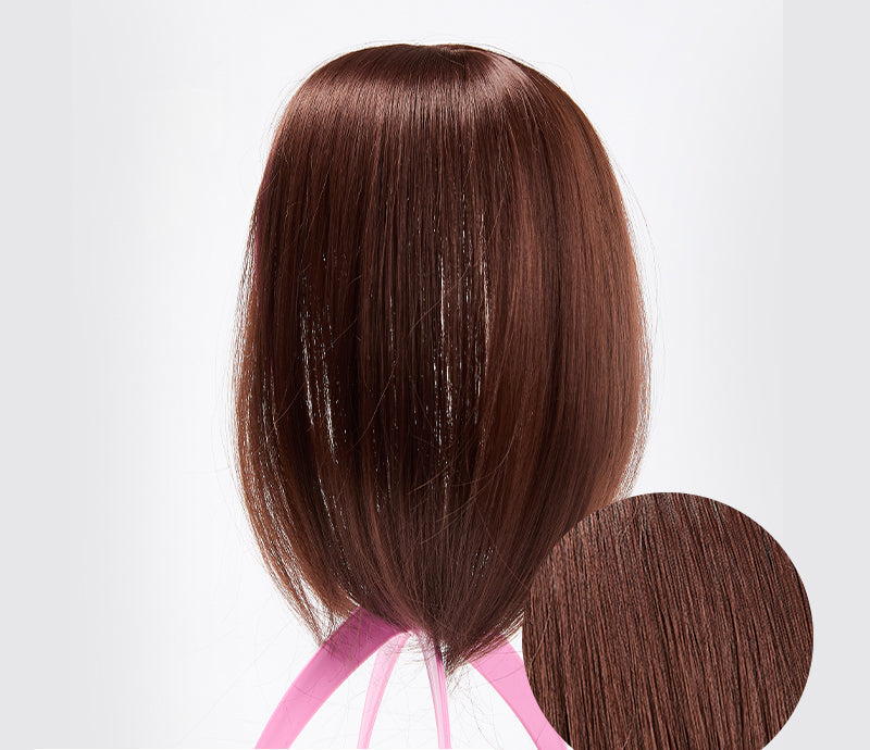 Clip-in Hairpiece with Bangs – Livia