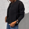 Strickjacke mit Reißverschluss & luftiger Struktur – Fenja