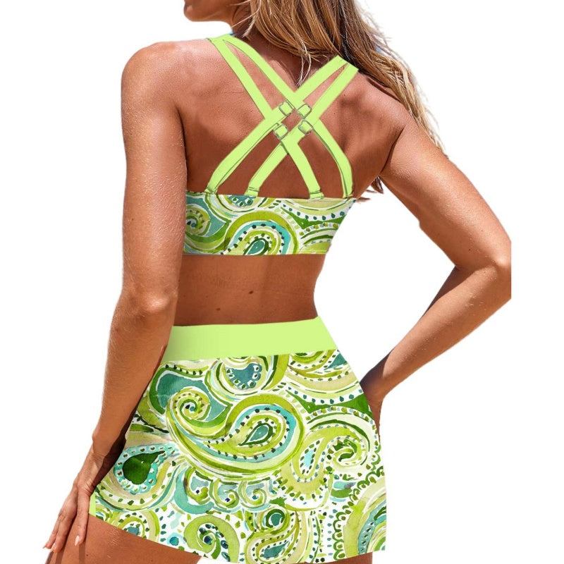 Stilvolles Bikini-Set mit Rock – Elena