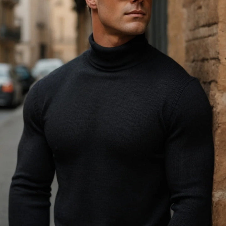 Weicher & Bequemer Herren Rollkragenpullover aus Baumwolle – Jonas