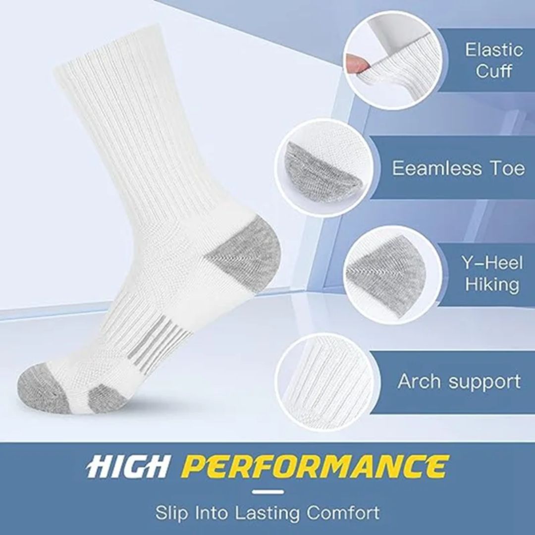 Robi Lang Kompressions-Sportsocken - 6 Paare