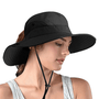 UV-Sommerhut mit Visier – Faltbarer Bucket Hat