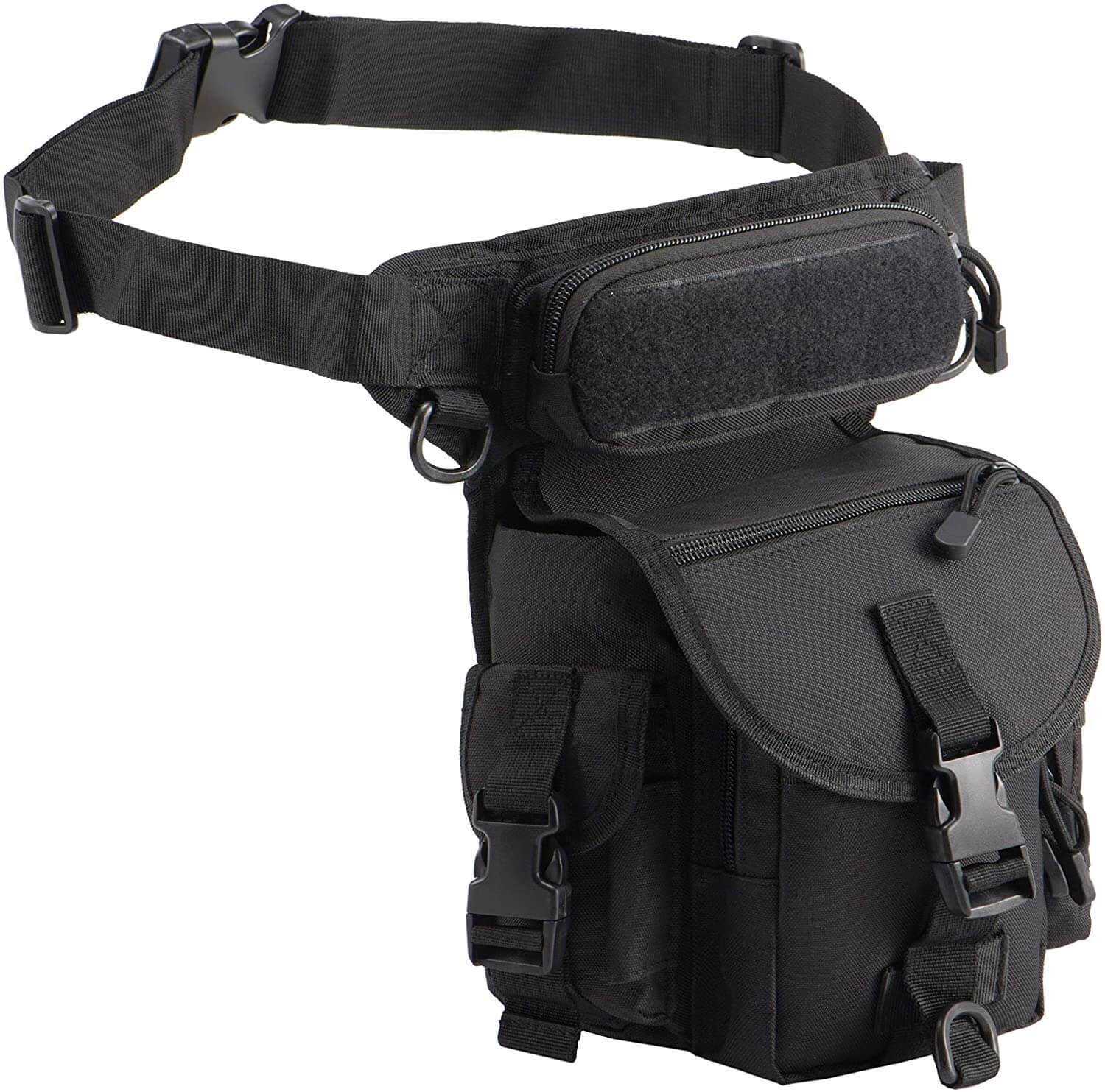 Strapazierfähige Taktische Oberschenkel-Tasche für Herren – Wasserdichtes Multi-Taschen-Design
