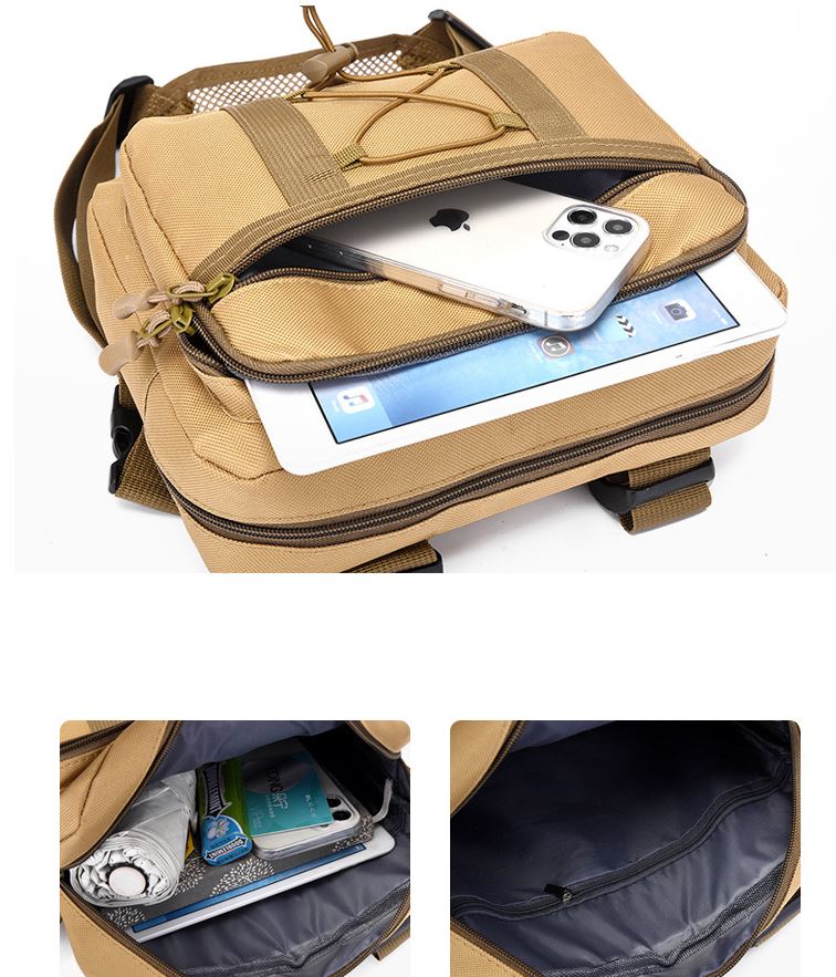 Nachhaltige taktische Brusttasche – wasserdichte Multi-Pocket Outdoor-Ausrüstung
