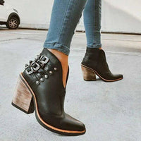 Damen Ankle Boots mit Absatz – Clara